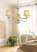 DIVA LAMPA WISZĄCA 3X40W E14 CHROM/ZŁOTY