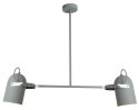 GRAY LAMPA WISZĄCA 2X40W E27 SZARY