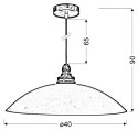 DAKO LAMPA WISZĄCA 40 1X60W E27 CHROM/DREWNO