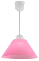 FAMA LAMPA WISZĄCA PLASTIK E27 1X60W RÓŻOWY PROMOCJA