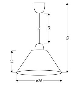 FAMA LAMPA WISZĄCA PLASTIK E27 1X60W RÓŻOWY PROMOCJA