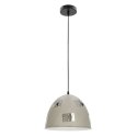 PATCH LAMPA WISZĄCA 30 1X60W E27 SZARY + CHROMOWANY DEKOR