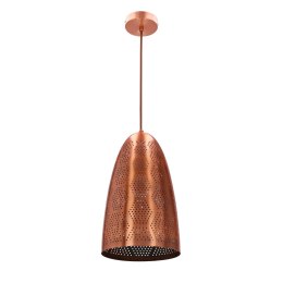 SFINKS LAMPA WISZĄCA 20/33 STOŻEK 1X60W E27 AŻUROWY MIEDZIANY