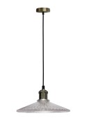 LAMPA WISZĄCA CHESTER 210mm 1 BEZBARWNY PATYNA