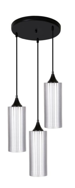 LAMPA WISZĄCA CONCEPT TALERZ 3X60W E27 SREBRNY