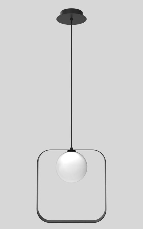 LAMPA WISZĄCA TULA 1 CZARNY 140x12x26