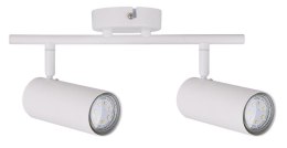 Colly lampa sufitowa biały 2x15w gu10 klosz biały