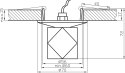 SK-16 CH G4 CHROM OPR. STROP. STAŁA KRYSZTAŁ 20W G4