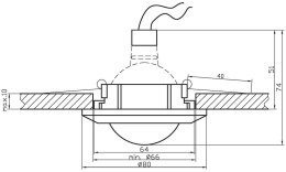 SSO-01 MR16 NM/CH WH NIK.MAT/CHR OPR.STROP.BĄBELKI SOCZ.