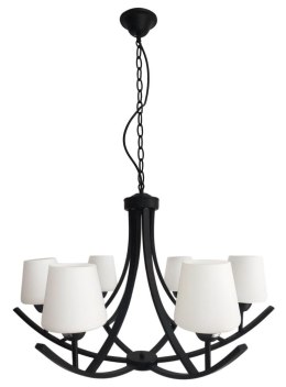 LONDYN LAMPA WISZĄCA 6X60W E27 CZARNY