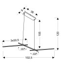 THASOS LAMPA WISZĄCA 103X23 23W LED ZŁOTY 4000K APETI