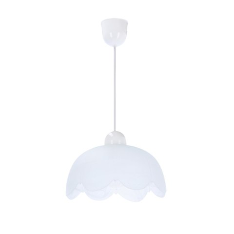 Bratek lampa wisząca 25 1x60w e27 klosz biały