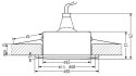 SH-12 OPRAWA STROPOWA HERMEYCZNA CZARNA IP65