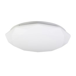 BALDO LAMPA SUFITOWA PLAFON 33,5CM 24W LED 4000K KLOSZ BIAŁY