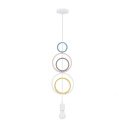 HOOPS 5 LAMPA WISZĄCA 1X20W E27 IQ KIDS MIX KOLOR