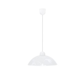 MANGANO LAMPA WISZĄCA 1X60W E27 KLOSZ BIAŁY Z WZOREM