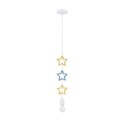 STARS LAMPA WISZĄCA 1X20W E27 IQ KIDS ZŁOTY+NIEBIESKI