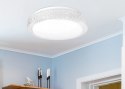 Rabel lampa sufitowa plafon bezbarwny 12W LED 4000K 27cm klosz biały