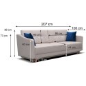 Sofa wersalka DIVINA aston 06