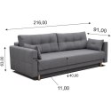 Sofa wersalka ELAN kronos 09