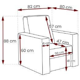 Fotel GORDI lux 05 + soft 11