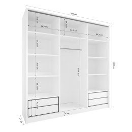 Szafa otwarta MERV K7 200 sonoma