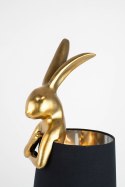 KARE lampa stołowa RABBIT 50 cm złota / czarna